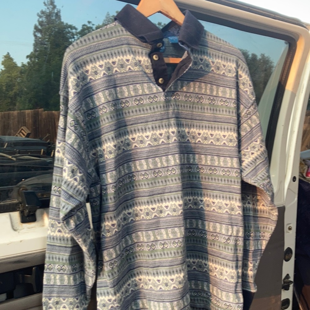 Cotton/polyester sweater